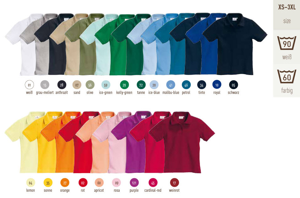 Farben Top Polo