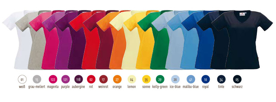 Farben V-Shirt